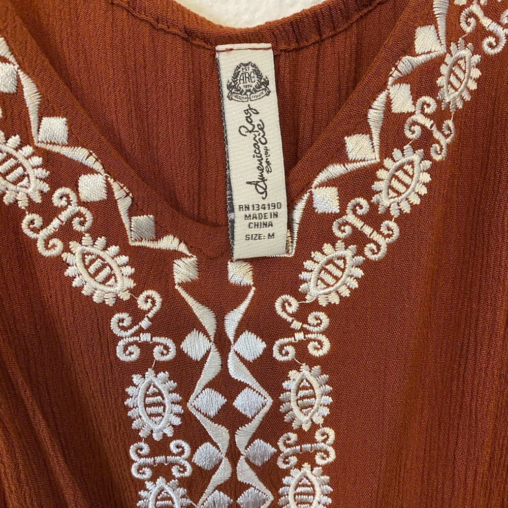 American Rag Rust Jumpsuit - Picture 4 of 6